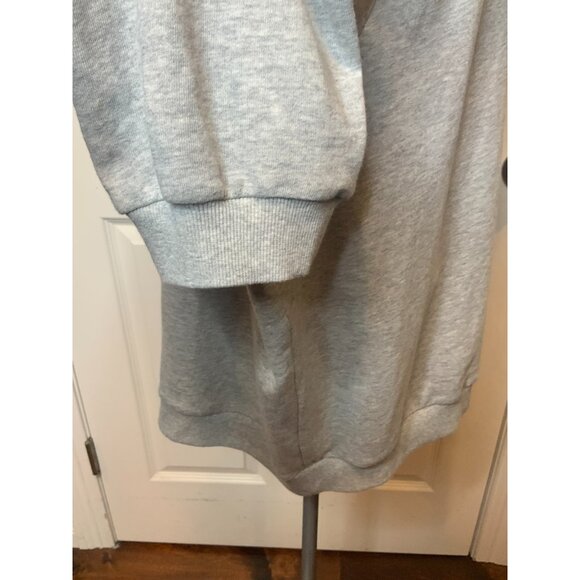 Sandy Liang x Target Gray Long Sleeve Ruffle Collar Sweatshirt, Size 3X - Picture 7 of 10